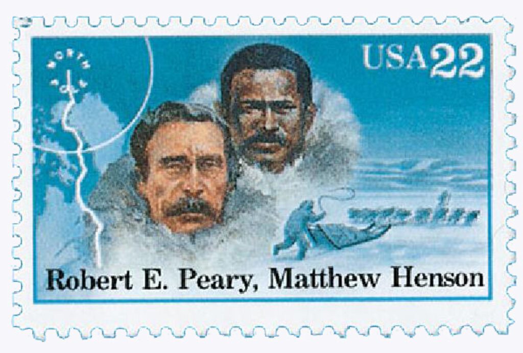 # 2223 - 1986 22c Arctic Explorers: Robert E. Peary and Matthew Henson