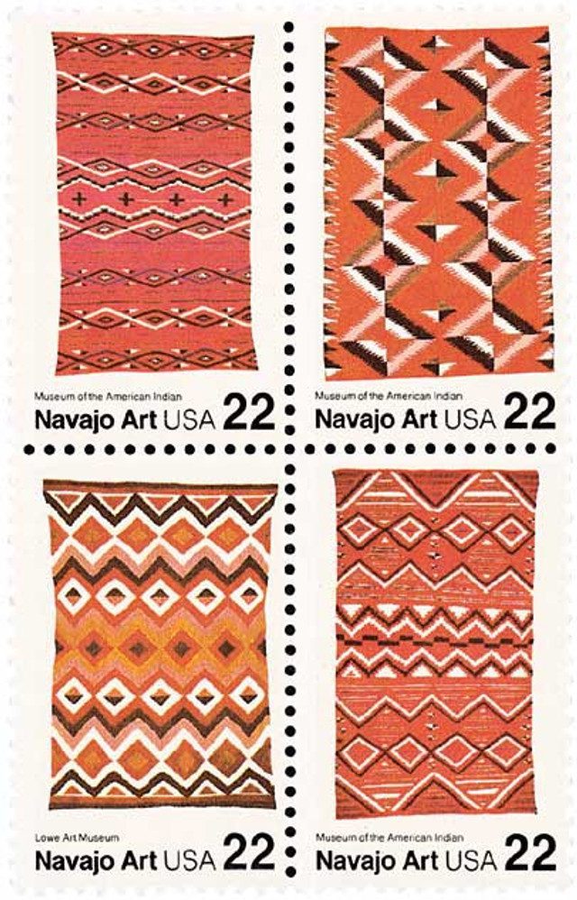 # 2235-38 - 1986 22c Navajo Blankets