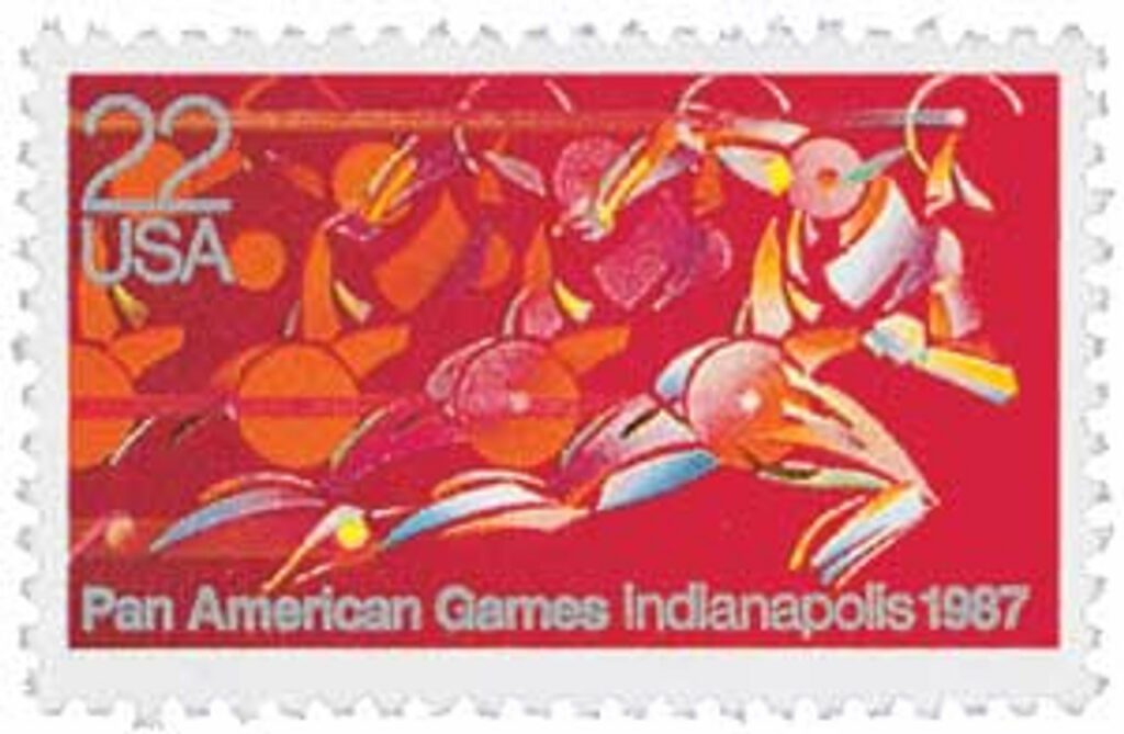 1987 22¢ Pan American Games