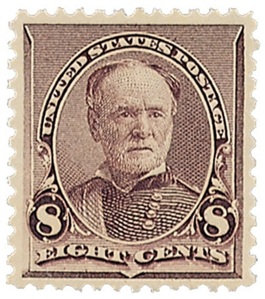 # 225 - 1893 8c Sherman, lilac