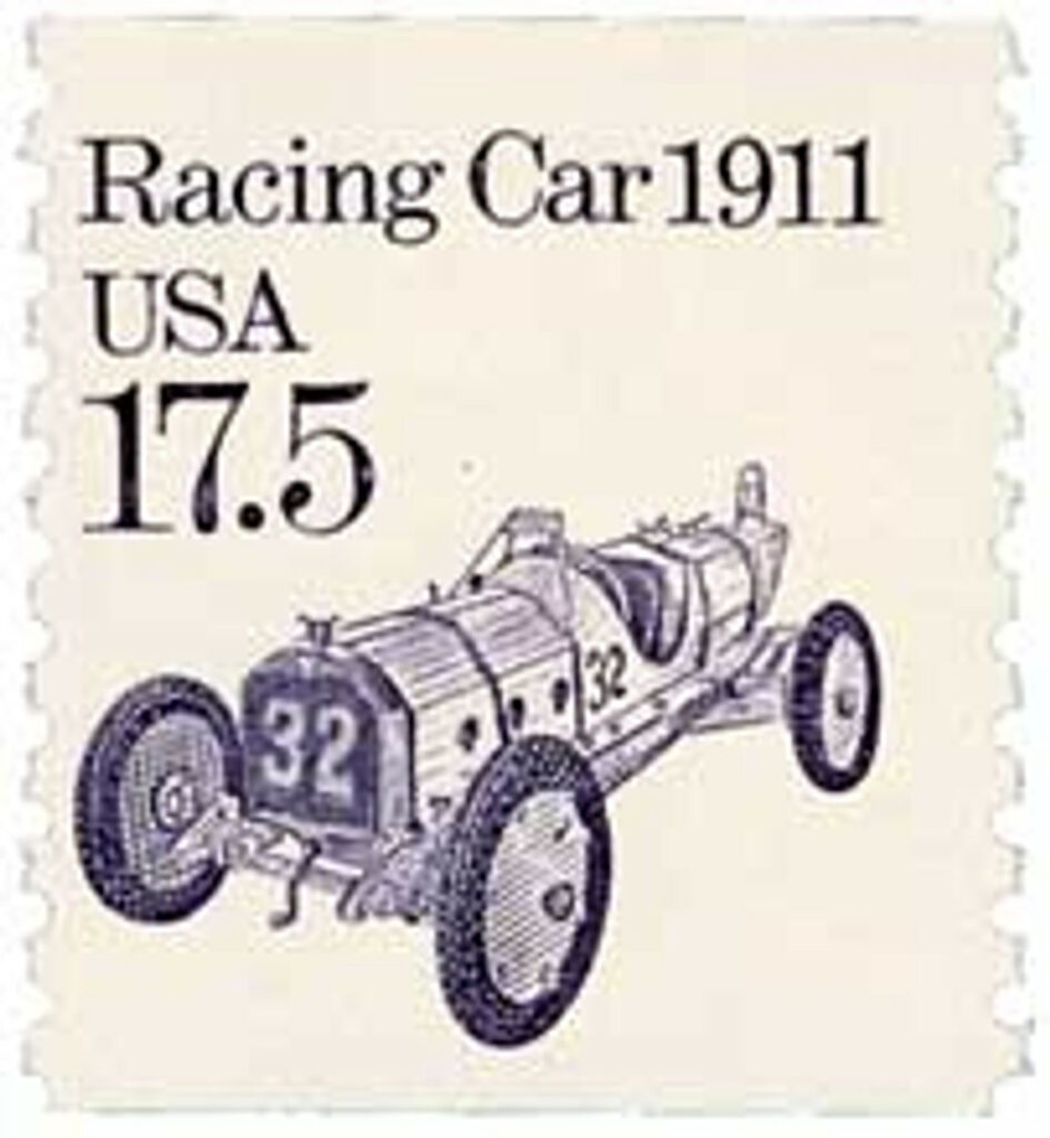 # 2262 - 1987 17.5c Transportation Series: Race Car, 1911