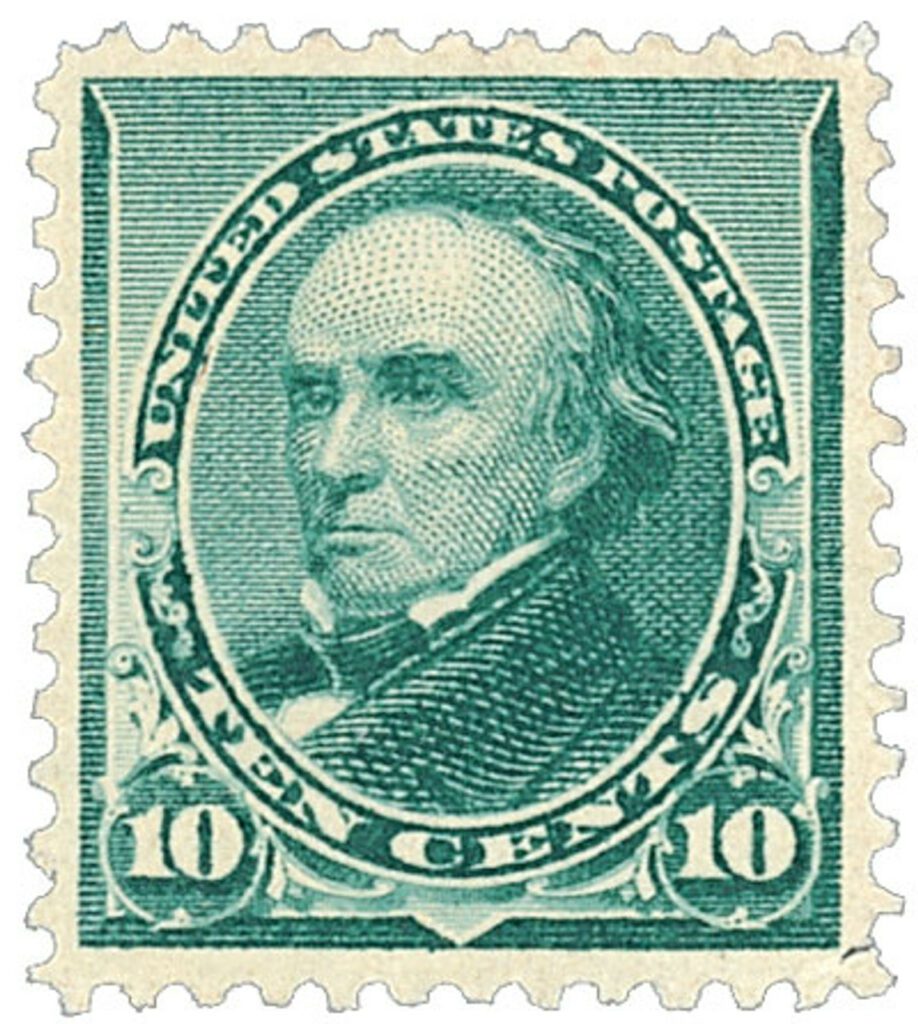 # 226 - 1890 10c Webster, green