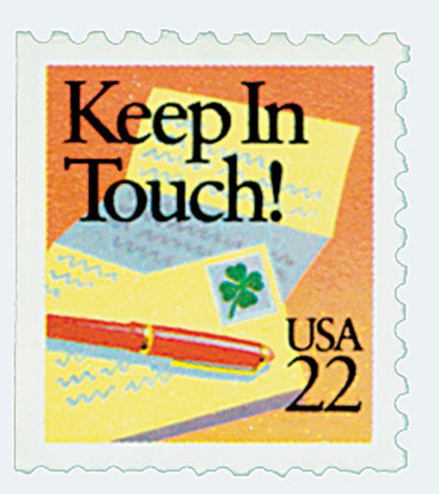 #2274 - 1987 22c Special Occasions: Keep in Touch!