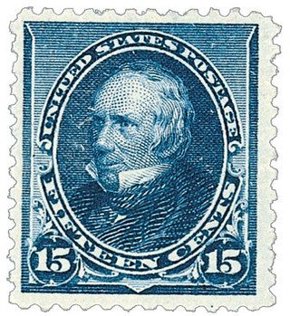 # 227 - 1890 15c Henry Clay, indigo