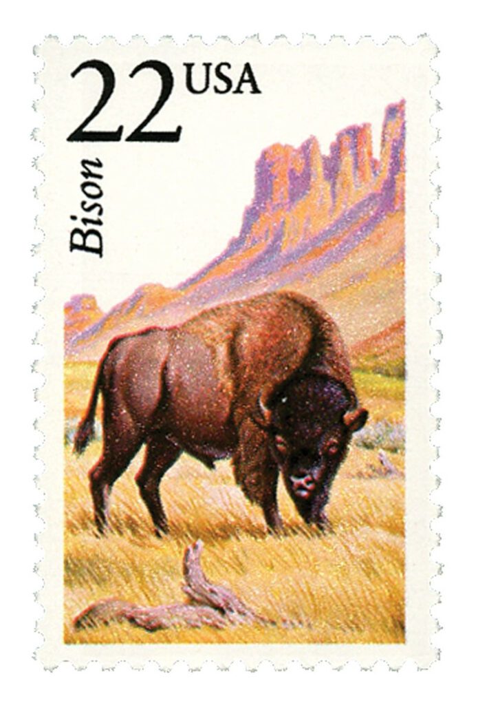 # 2320 - 1987 22c North American Wildlife: Bison