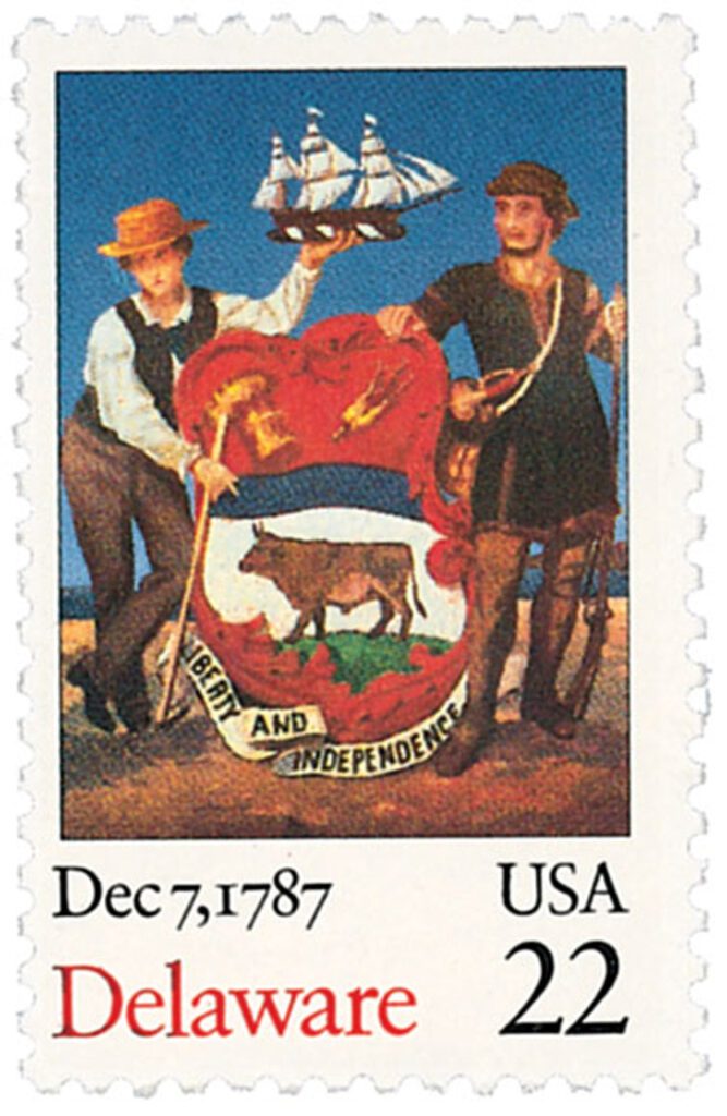 # 2336 - 1987 22c Bicentenary Statehood: Delaware