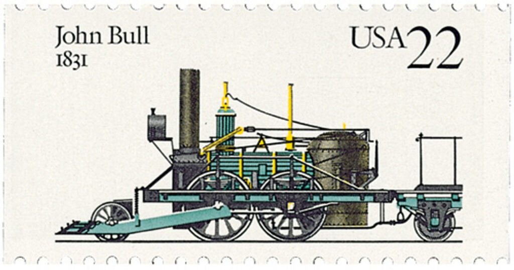 1987 22¢ Steam Locomotives: John Bull