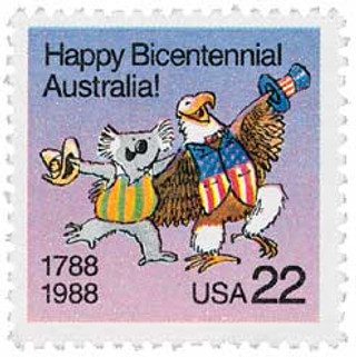 # 2370 - 1988 22c Australia Bicentennial