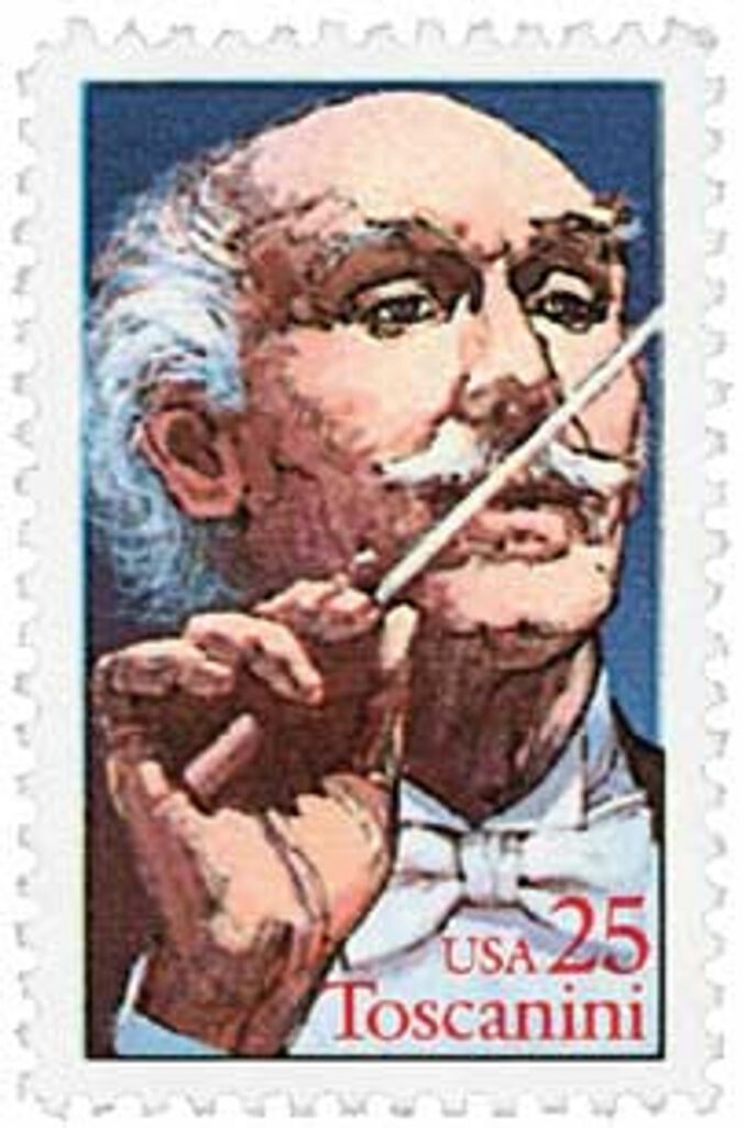 # 2411 - 1989 25c Performing Arts: Arturo Toscanini