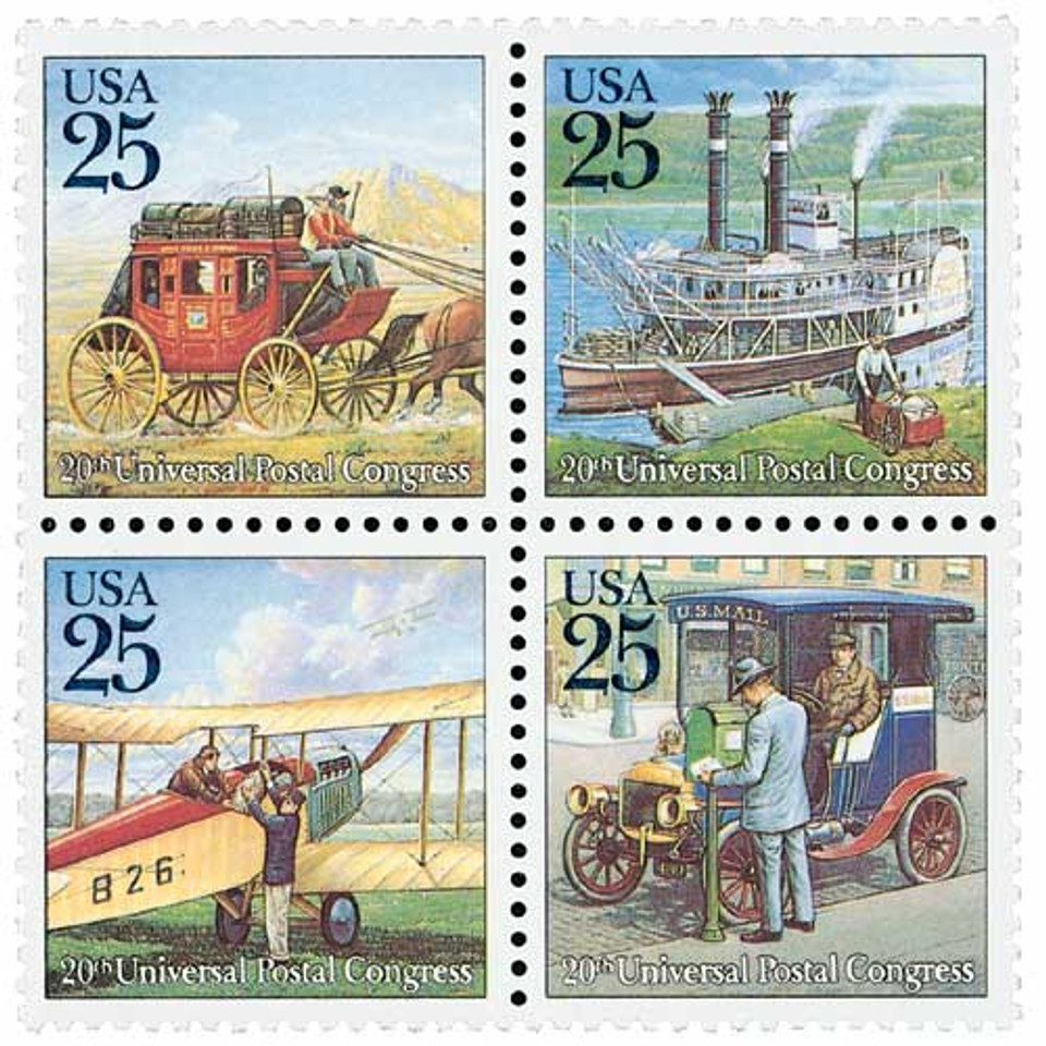 # 2434-37 - 1989 25c Traditional Mail Delivery