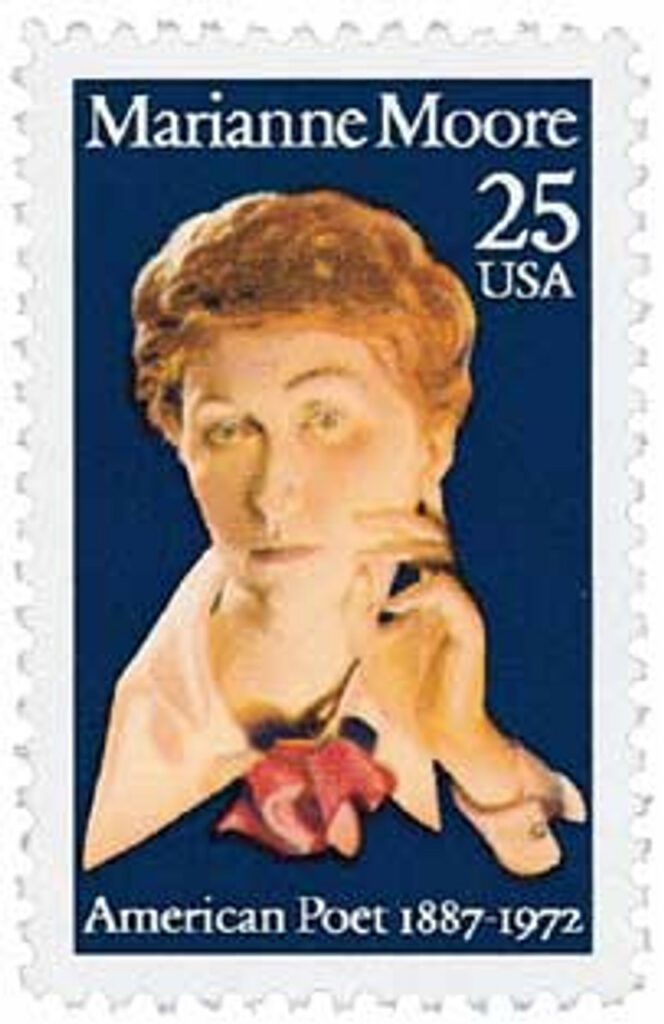 # 2449 - 1990 25c Literary Arts: Marianne Moore