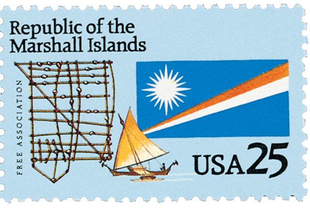 # 2507 - 1990 25c Marshall Islands