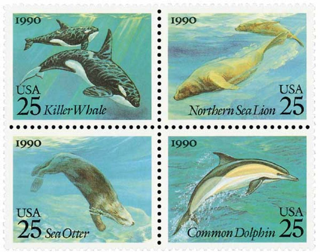1990 25¢ Sea Creatures