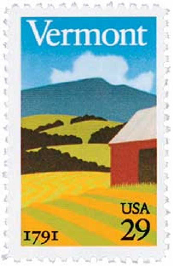# 2533 - 1991 29c Vermont Statehood