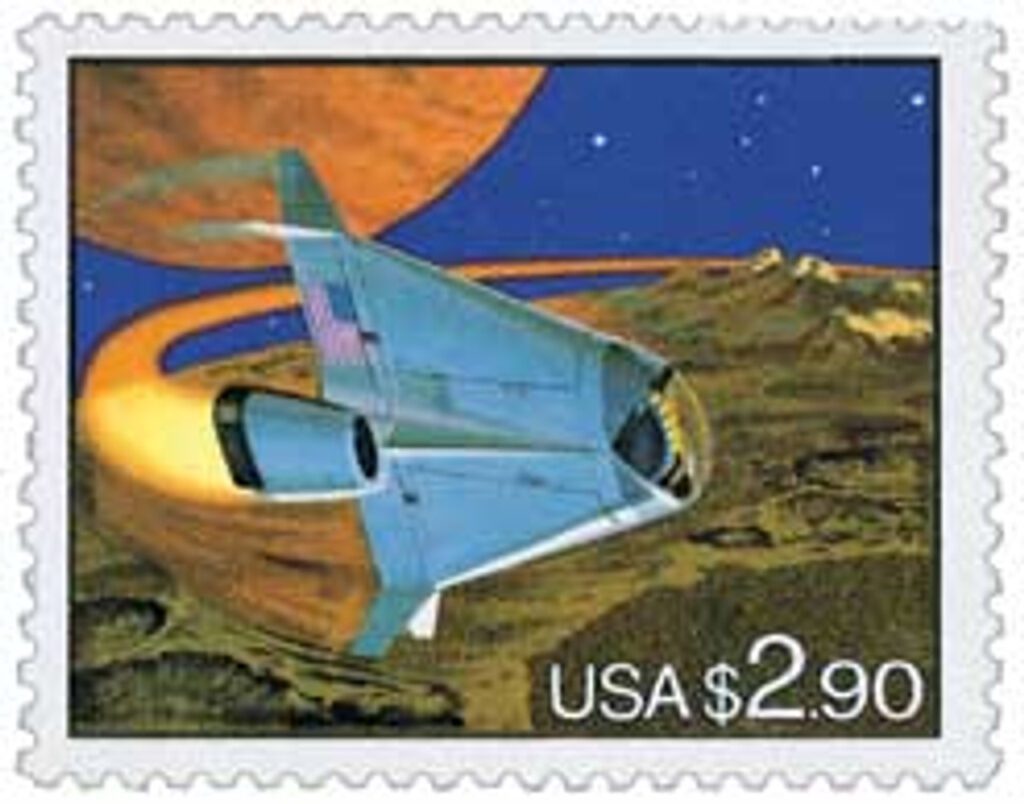# 2543 - 1993 $2.90 Space Shuttle, Priority Mail