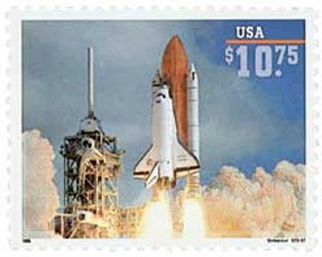 1995 $10.75 Endeavor's Liftoff, Express Mail