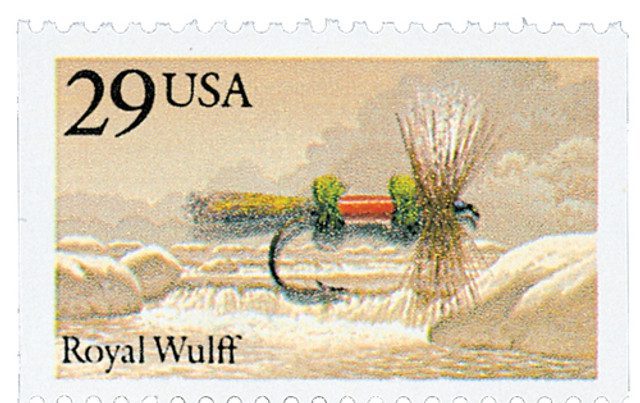 #2545 - 1991 29c Fishing Flies: Royal Wulff