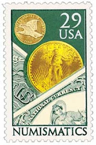 # 2558 - 1991 29c Numismatics