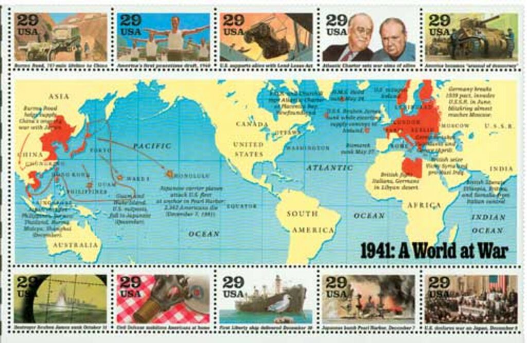 1991 29¢ World War II: A World at War