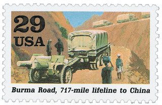 # 2559a - 1991 29c World War II: Burma Road