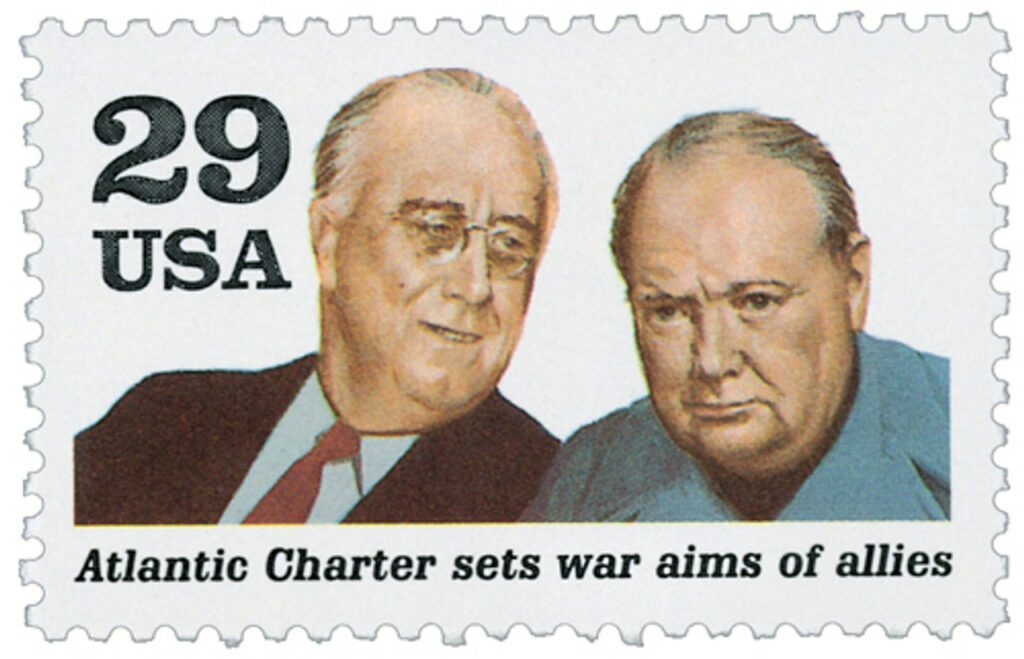 1991 29¢ World War II: Atlantic Charter