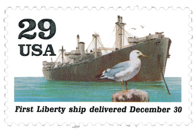 1991 29¢ World War II: First Liberty Ship Delivered