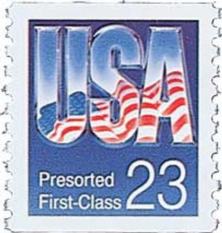 1993 23¢ USA Presort, SV coil