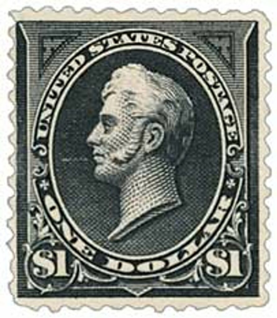 1894 $1 Perry, unwatermarked, type I