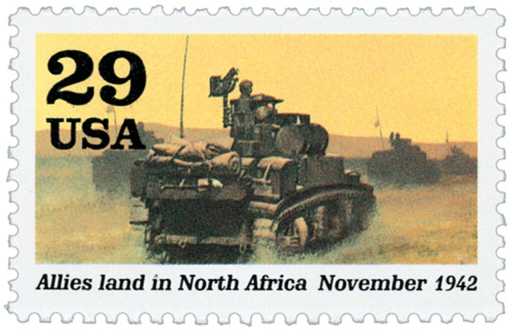 # 2697j - 1992 29c World War II: Allies Land in North Africa