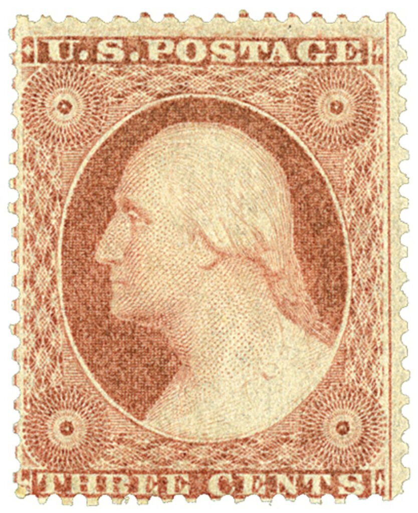 1857-61 3¢ Washington, type III