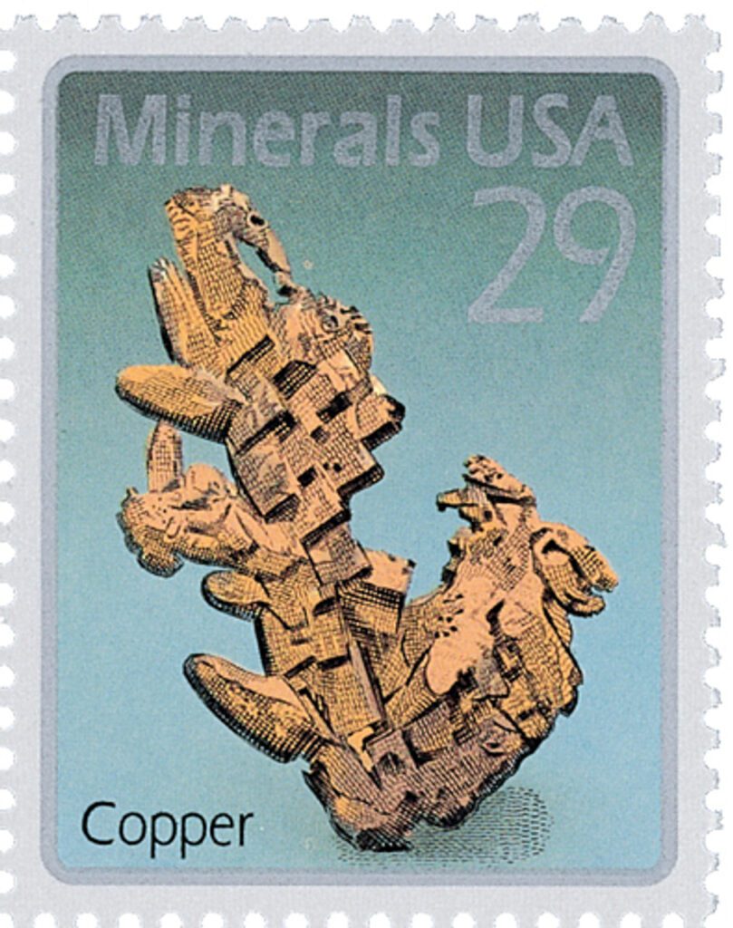 # 2701 - 1992 29c Minerals: Copper