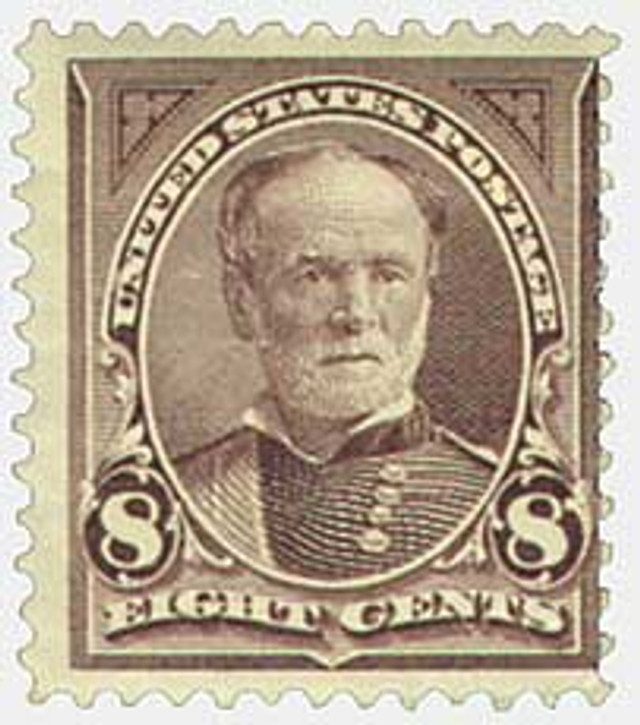 #272 - 1895 8c Sherman, double line watermark