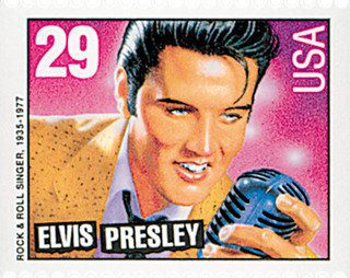 # 2731 - 1993 29c Legends of American Music: Elvis Presley, booklet single
