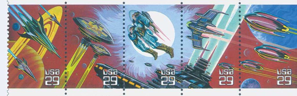 # 2741-45 - 1993 29c Space Fantasy