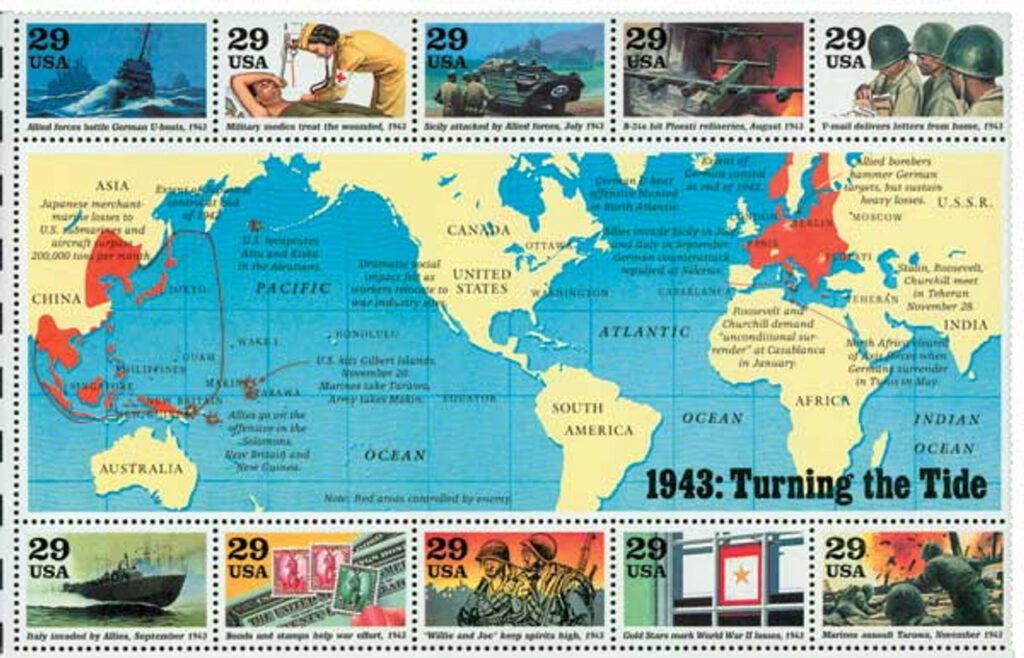 1993 29¢ World War II: Turning the Tide