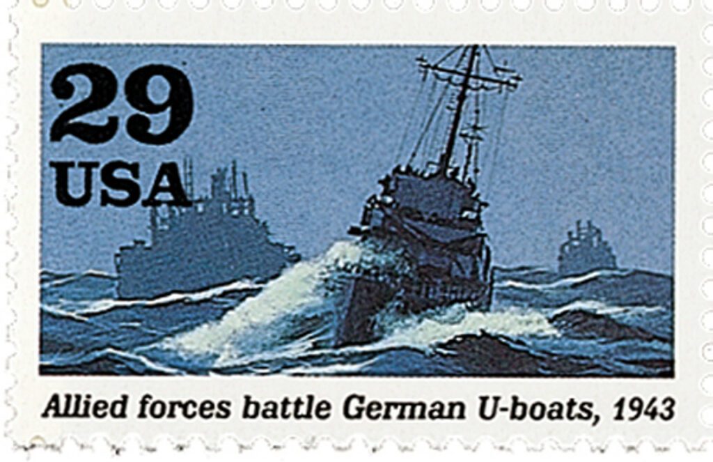1993 29¢ World War II: Allied Forces Battle German U-boats