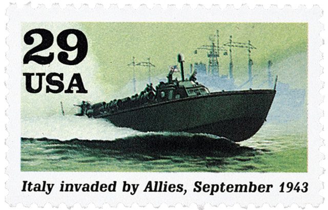 1992 29¢ World War II: Italy Invaded by Allies