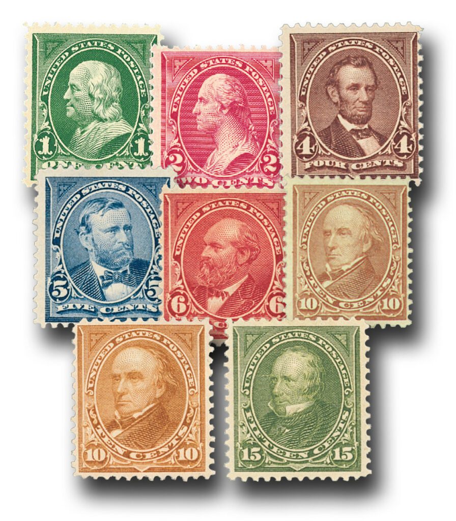 # 279-84 - Complete Set, 1898 Universal Postal Union Colors