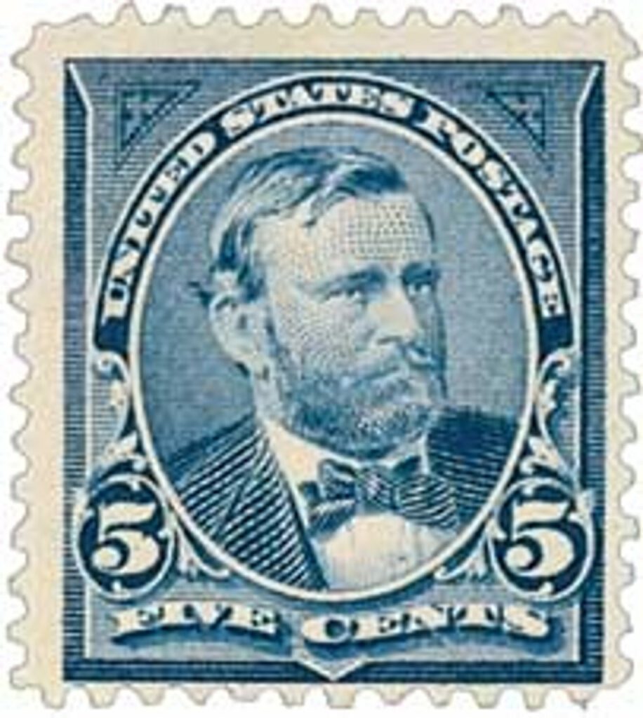 1898 5¢ Grant, dark blue