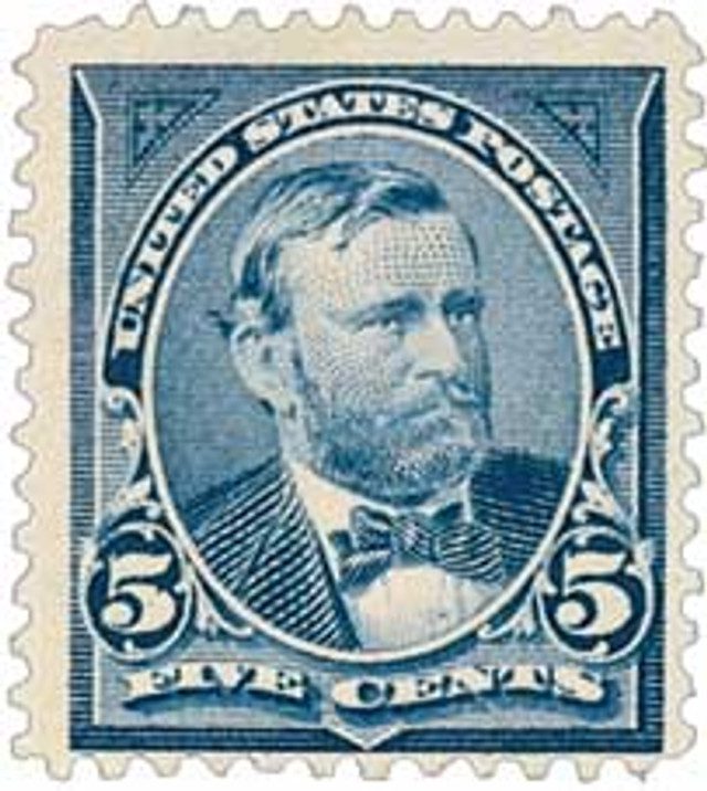 1898 5¢ Grant, dark blue