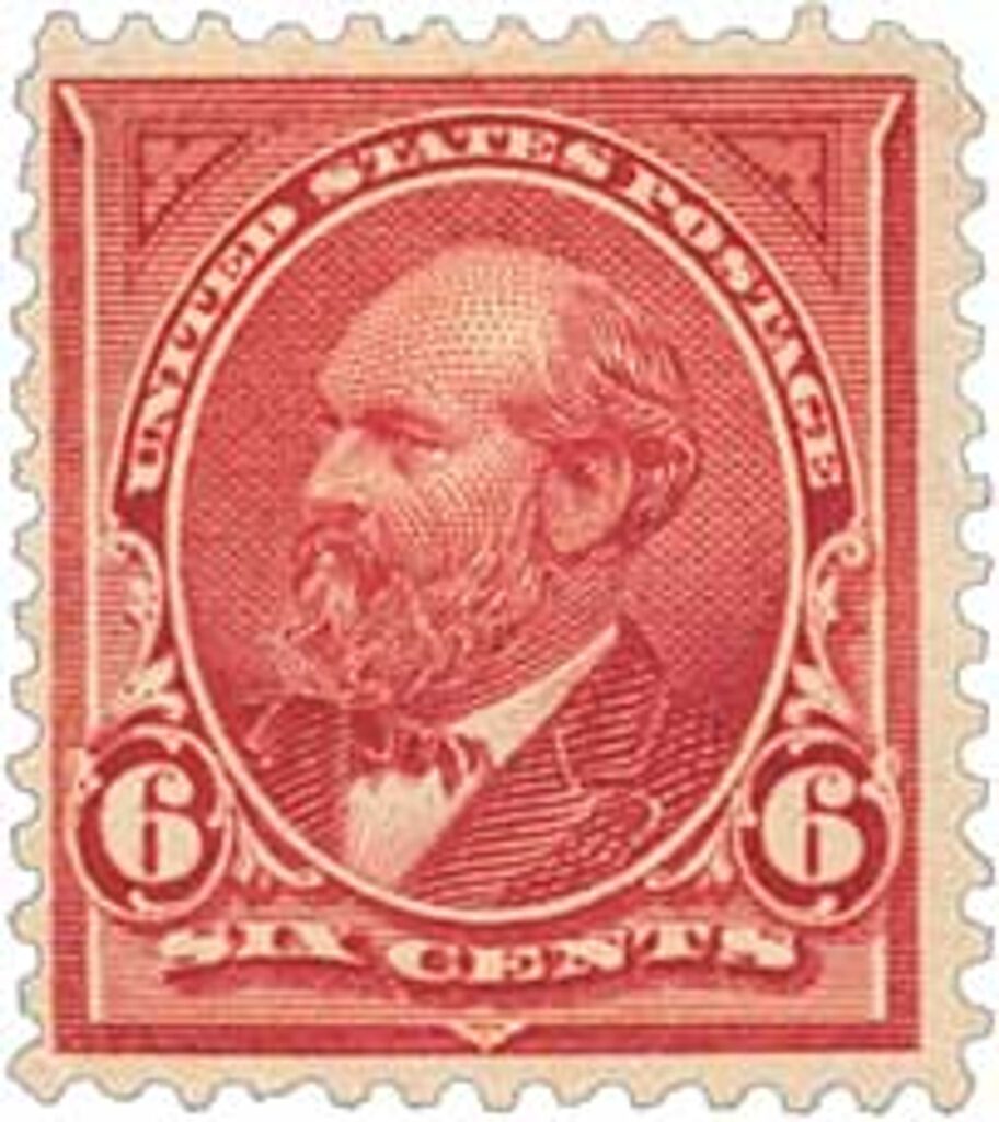 # 282 - 1898 6c Garfield, lake