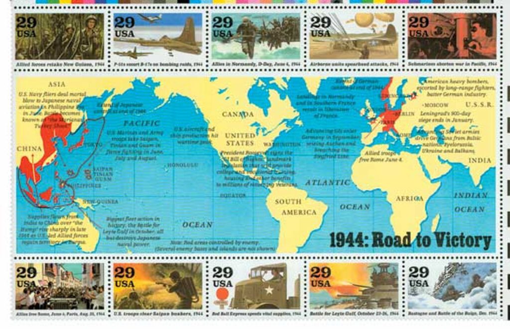 1994 29¢ World War II: Road to Victory