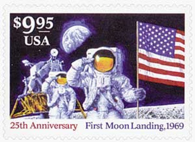1994 $9.95 First Moon Landing, Express Mail