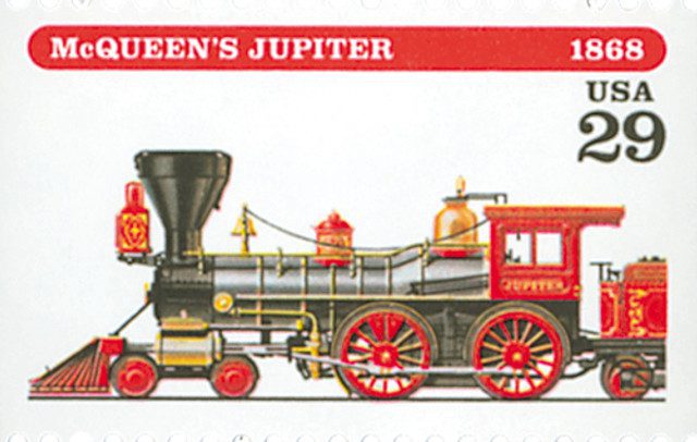 #2844 - 1994 29c Locomotives: McQueen's Jupiter