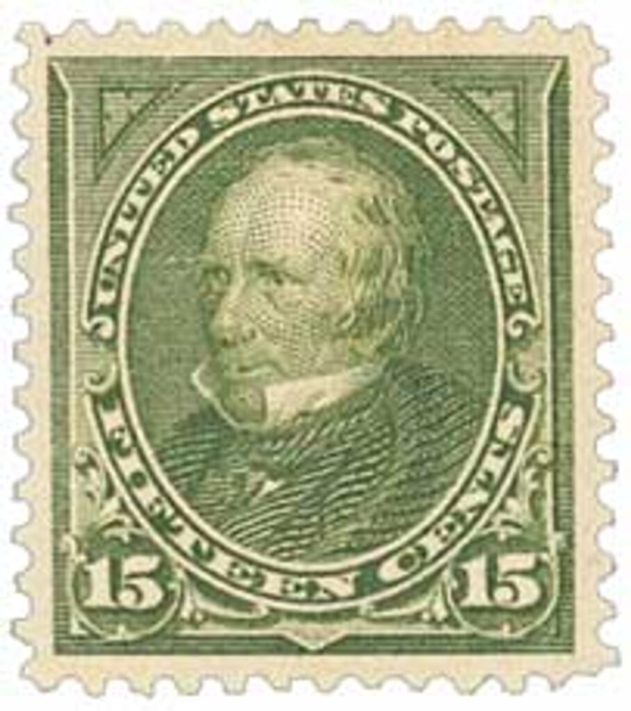 # 284 - 1898 15c Clay, olive green