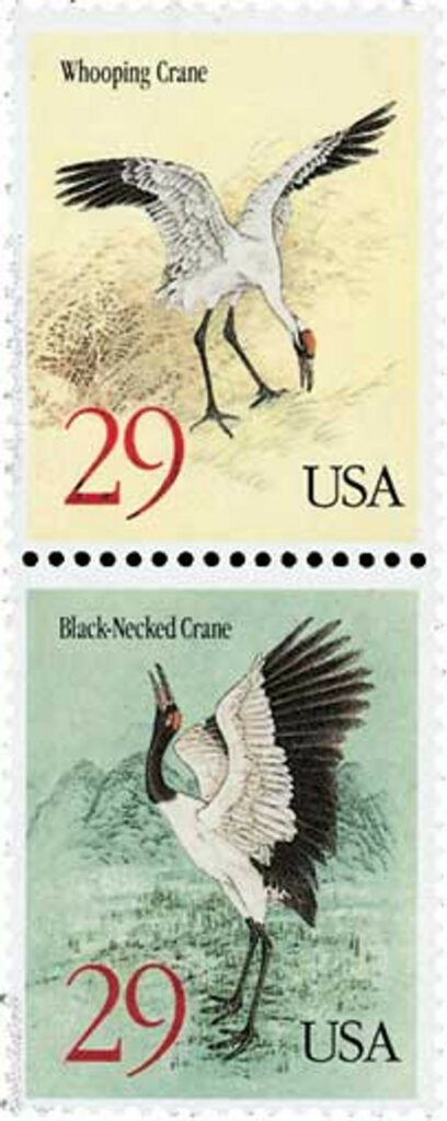 # 2867-68 - 1994 29c Black-necked Crane and Whooping Crane