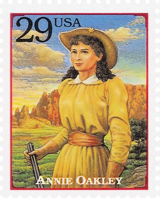 # 2869d - 1994 29c Legends of the West: Annie Oakley