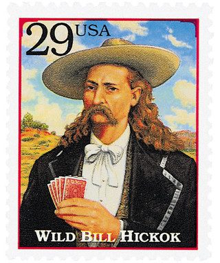 1994 29c Legends of the West: Wild Bill Hickock