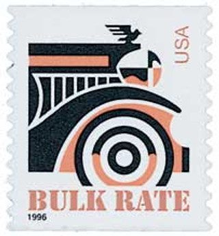 1996 10¢ Automobile, self-adhesive coil