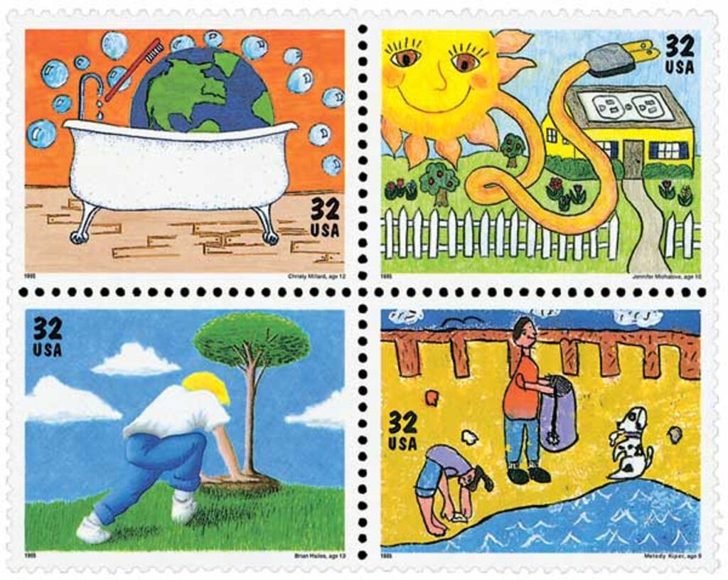 # 2951-54 - 1995 32c Earth Day